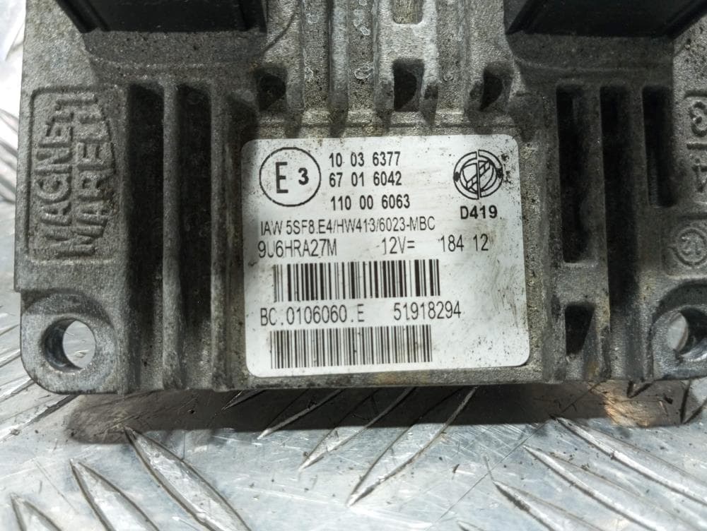 Блок управления двигателем к Fiat Punto 2 Рестайлинг (03-10)