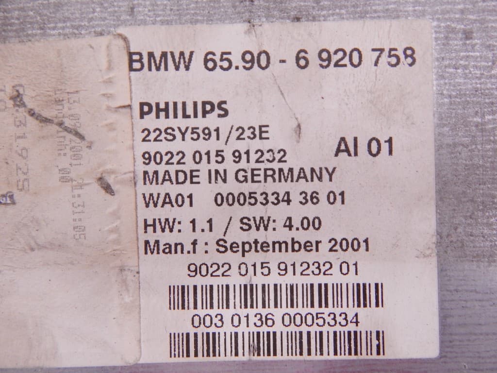 Блок навигации к BMW 5 E39 (95-00)