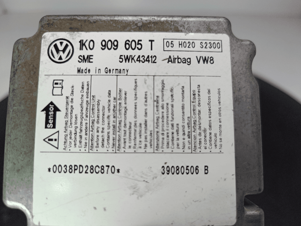 Блок AirBag к Skoda Octavia A5 Рестайлинг (08-13)