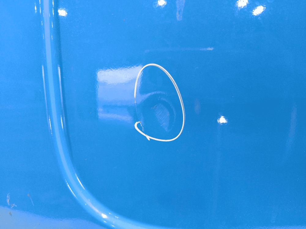 Дверь задняя распашная левая к Renault Kangoo 2 (07-13)