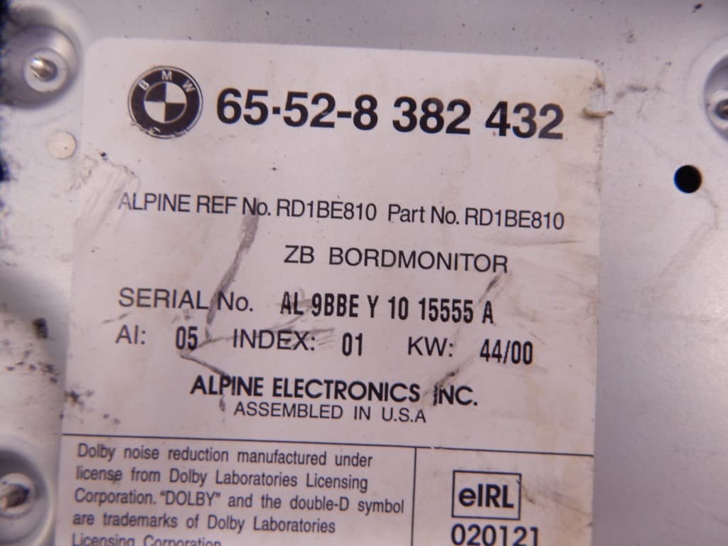 Магнитола к BMW X5 E53 (99-03)