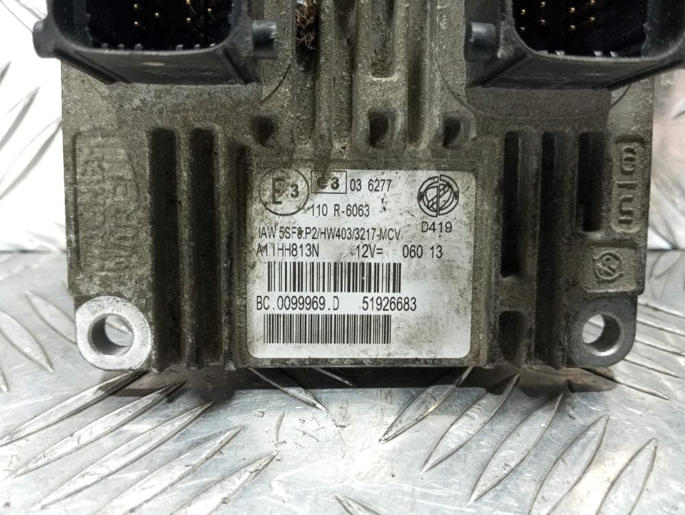 Блок управления двигателем к Fiat Punto 2 Рестайлинг (03-10)